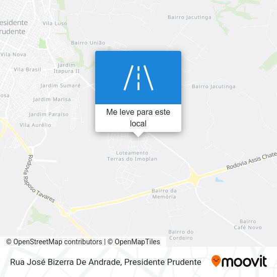 Rua José Bizerra De Andrade mapa