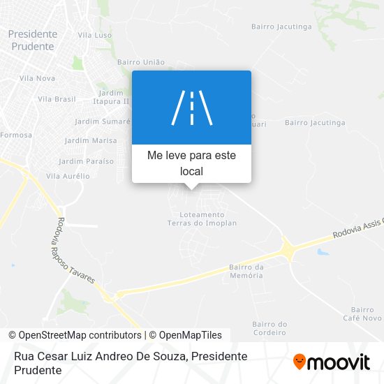 Rua Cesar Luiz Andreo De Souza mapa