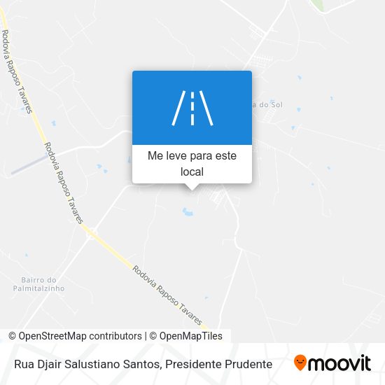 Rua Djair Salustiano Santos mapa