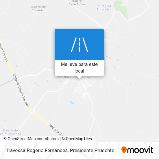 Travessa Rogério Fernandes mapa