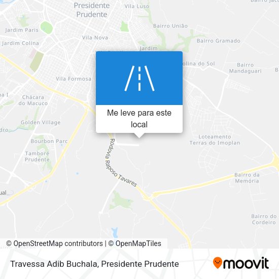 Travessa Adib Buchala mapa