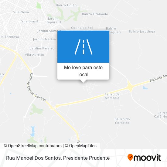Rua Manoel Dos Santos mapa
