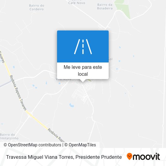 Travessa Miguel Viana Torres mapa