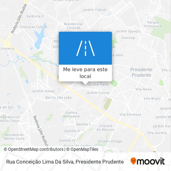 Rua Conceição Lima Da Silva mapa