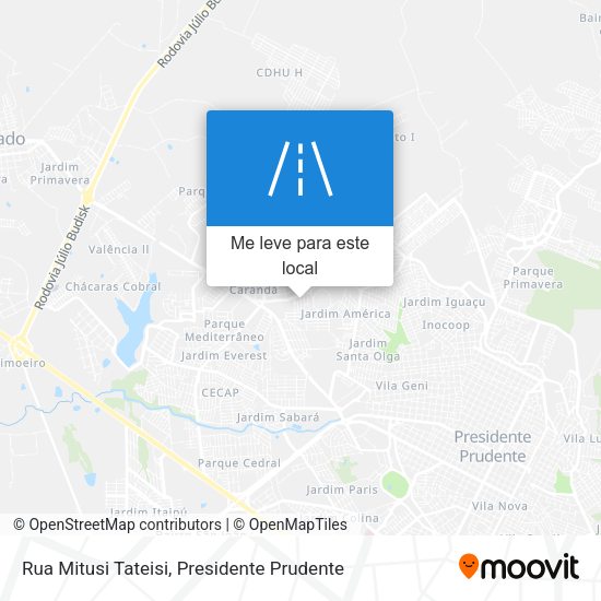 Rua Mitusi Tateisi mapa