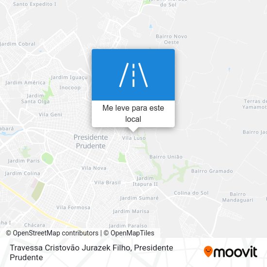 Travessa Cristovão Jurazek Filho mapa