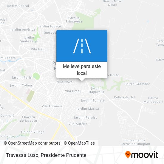 Travessa Luso mapa