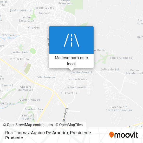 Rua Thomaz Aquino De Amorim mapa