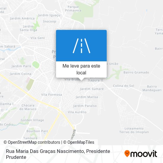 Rua Maria Das Graças Nascimento mapa