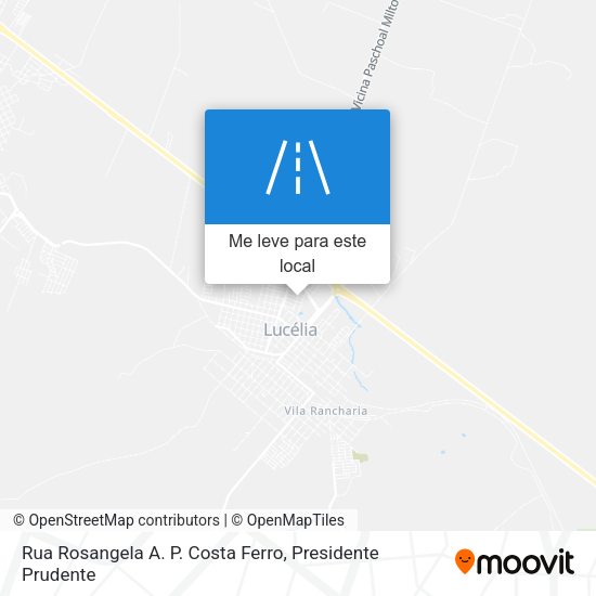 Rua Rosangela A. P. Costa Ferro mapa