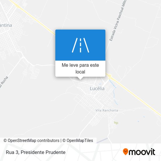 Rua 3 mapa