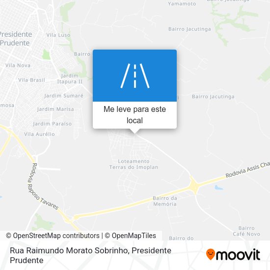 Rua Raimundo Morato Sobrinho mapa