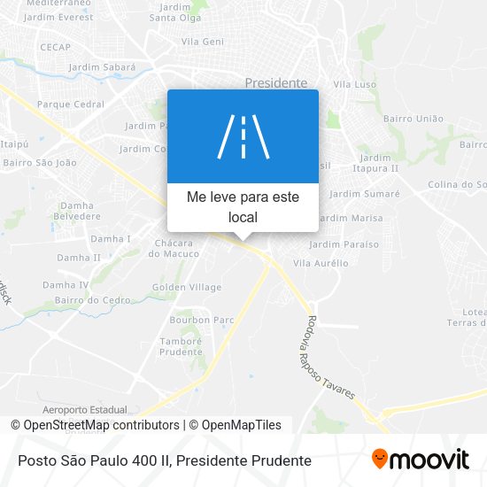 Posto São Paulo 400 II mapa