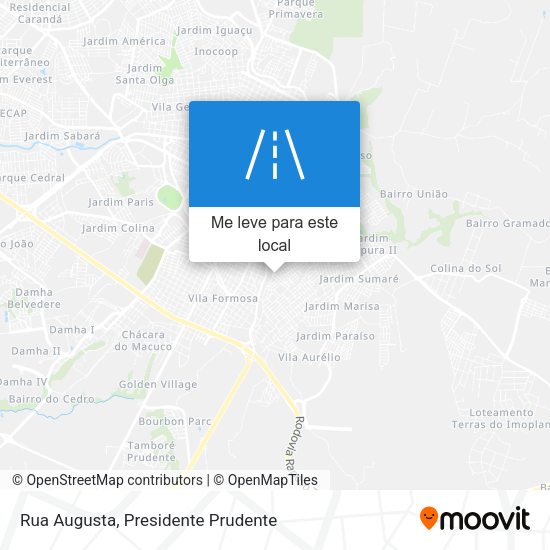Rua Augusta mapa