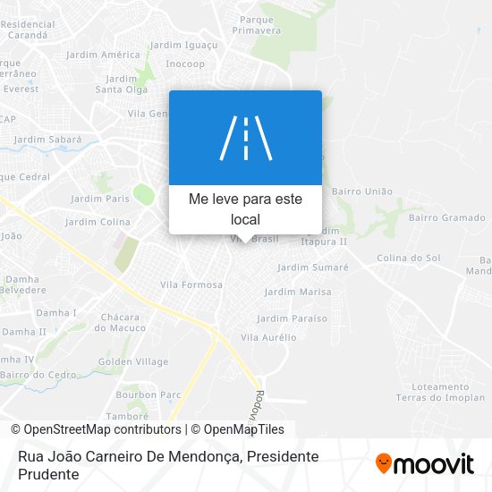 Rua João Carneiro De Mendonça mapa