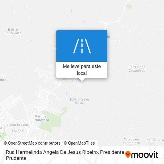 Rua Hermelinda Angela De Jesus Ribeiro mapa