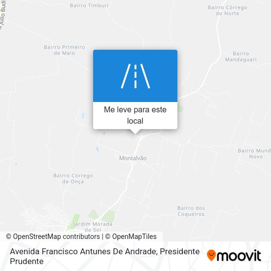 Avenida Francisco Antunes De Andrade mapa
