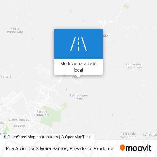 Rua Alvim Da Silveira Santos mapa