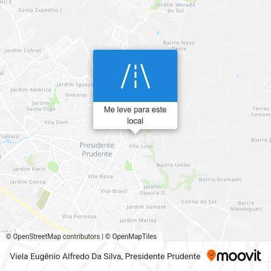 Viela Eugênio Alfredo Da Silva mapa