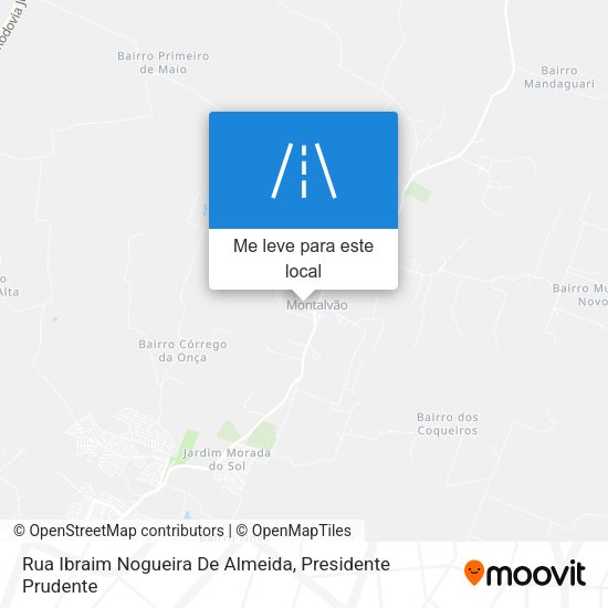 Rua Ibraim Nogueira De Almeida mapa