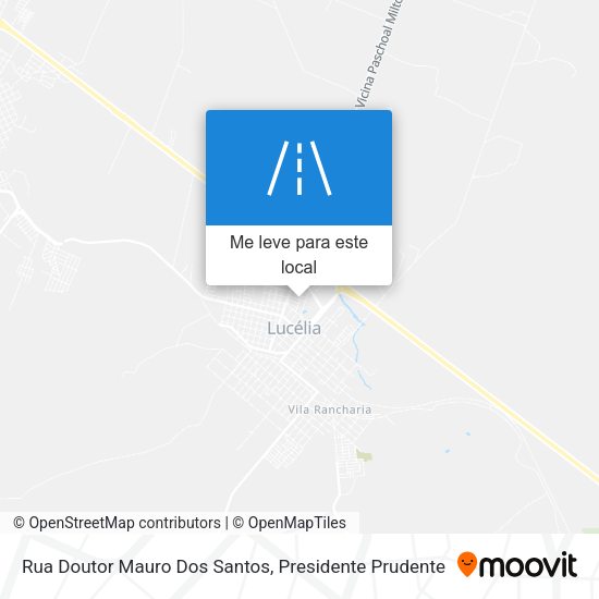 Rua Doutor Mauro Dos Santos mapa