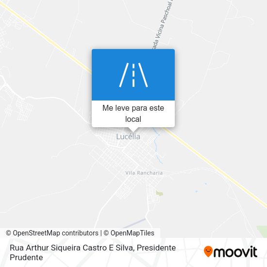 Rua Arthur Siqueira Castro E Silva mapa