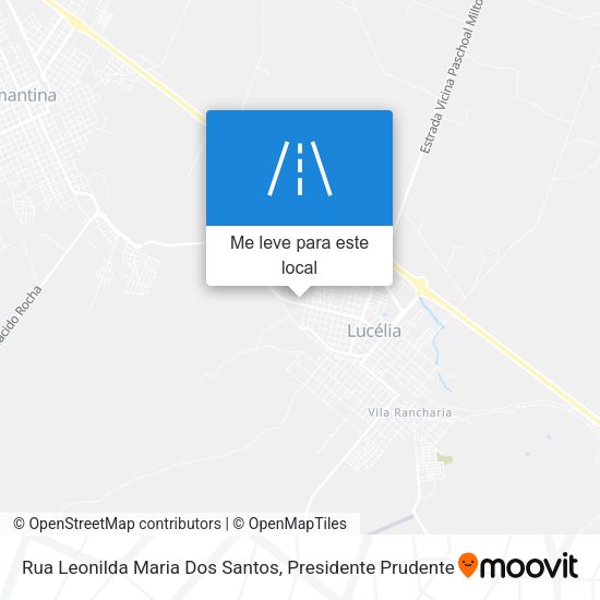 Rua Leonilda Maria Dos Santos mapa