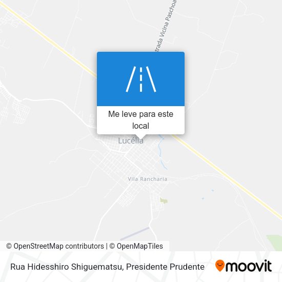 Rua Hidesshiro Shiguematsu mapa