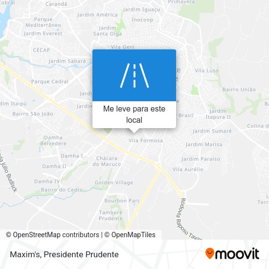 Maxim's mapa