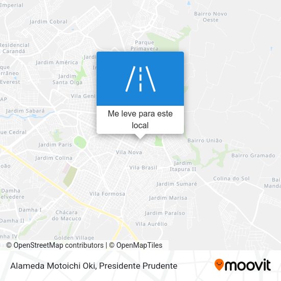 Alameda Motoichi Oki mapa
