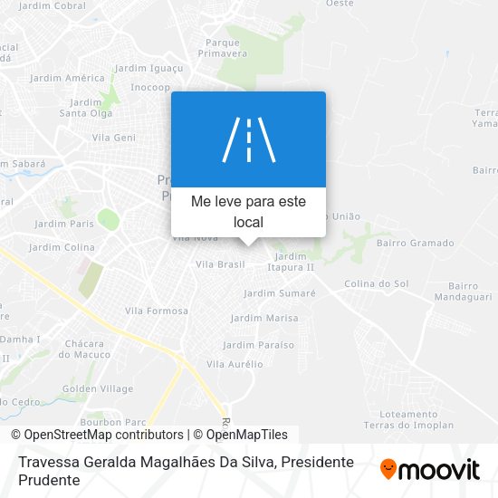 Travessa Geralda Magalhães Da Silva mapa