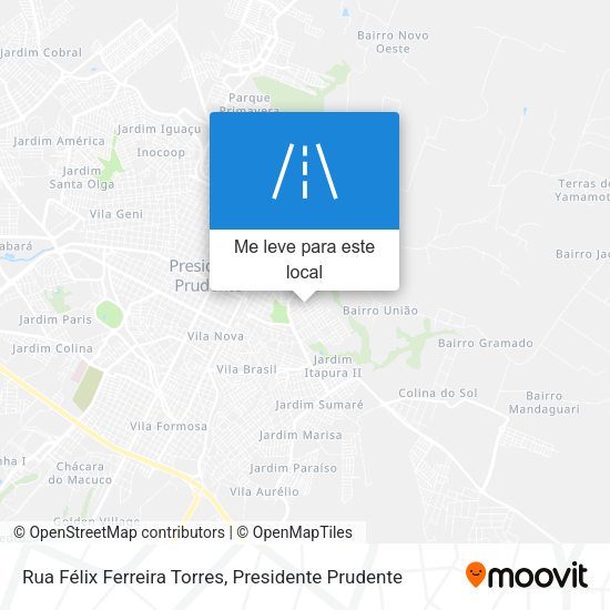 Rua Félix Ferreira Torres mapa