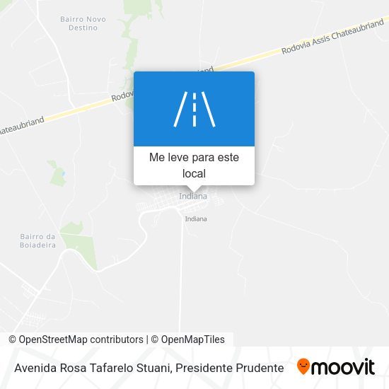 Avenida Rosa Tafarelo Stuani mapa