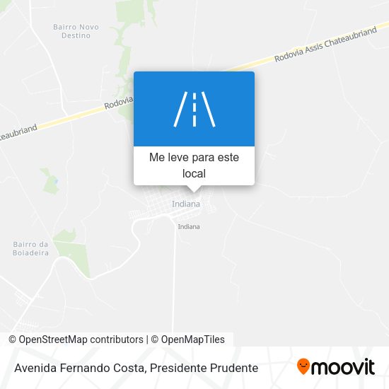 Avenida Fernando Costa mapa