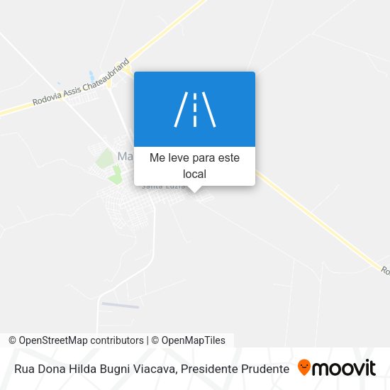 Rua Dona Hilda Bugni Viacava mapa