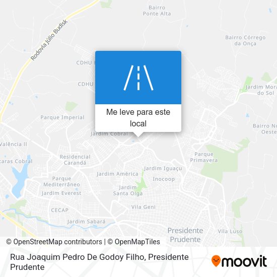 Rua Joaquim Pedro De Godoy Filho mapa