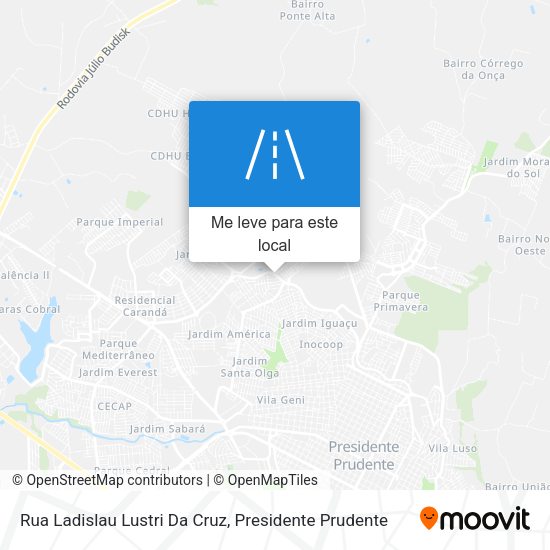 Rua Ladislau Lustri Da Cruz mapa