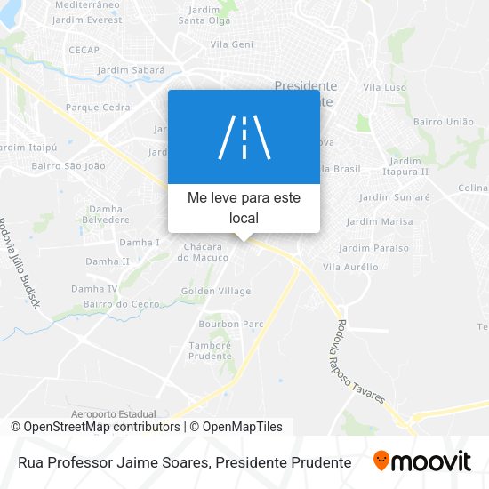 Rua Professor Jaime Soares mapa
