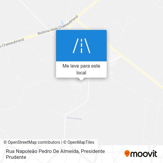 Rua Napoleão Pedro De Almeida mapa