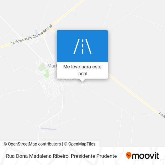 Rua Dona Madalena Ribeiro mapa