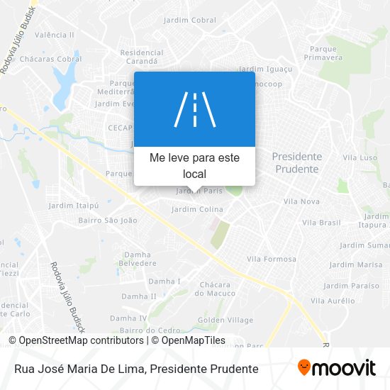 Rua José Maria De Lima mapa