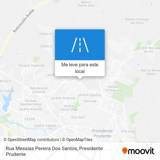 Rua Messias Pereira Dos Santos mapa