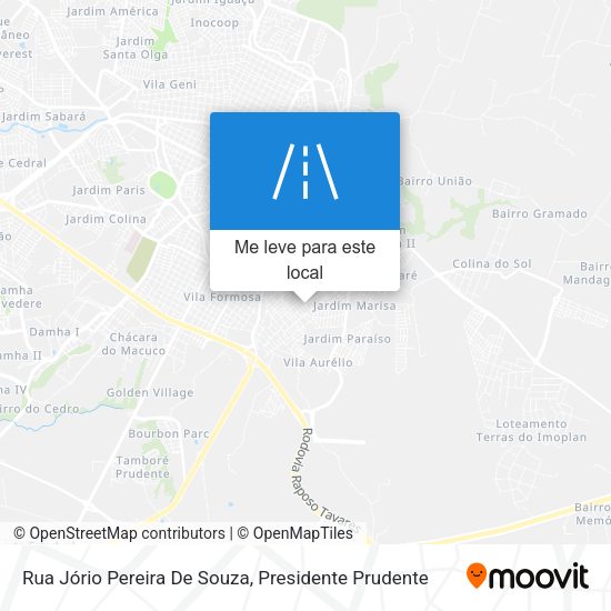 Rua Jório Pereira De Souza mapa