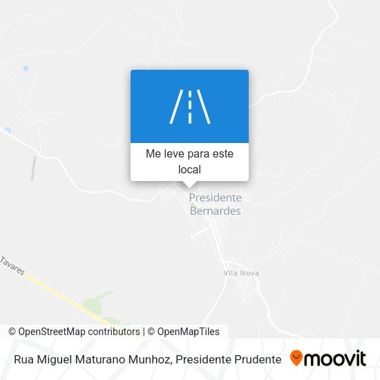Rua Miguel Maturano Munhoz mapa