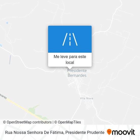 Rua Nossa Senhora De Fátima mapa
