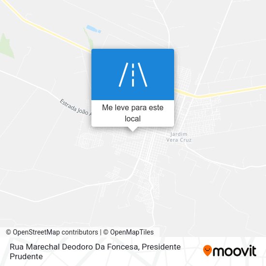 Rua Marechal Deodoro Da Foncesa mapa