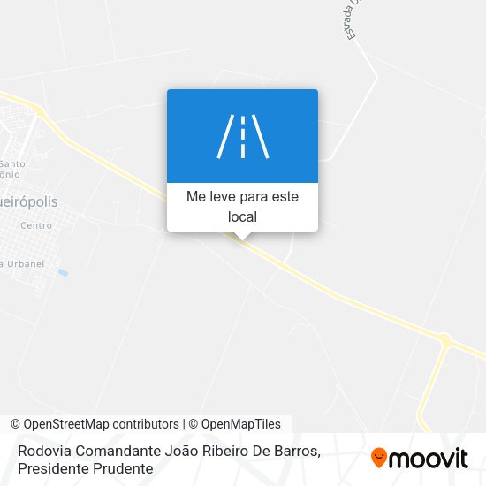 Rodovia Comandante João Ribeiro De Barros mapa