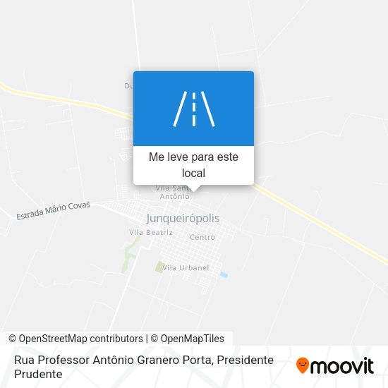 Rua Professor Antônio Granero Porta mapa