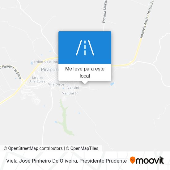 Viela José Pinheiro De Oliveira mapa