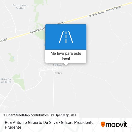 Rua Antonio Gilberto Da Silva - Gilson mapa